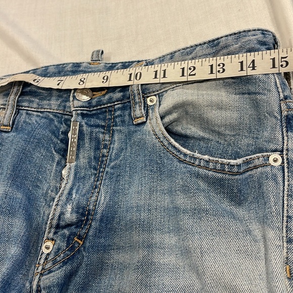 B1302 Dsquared2 Distressed Faded Jeans - 46 (but USA is 30) - Picture 7 of 12